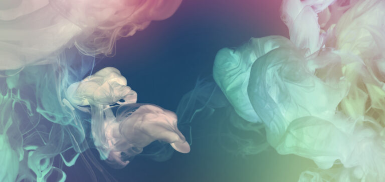 Acrylic colors in water. Abstract background.