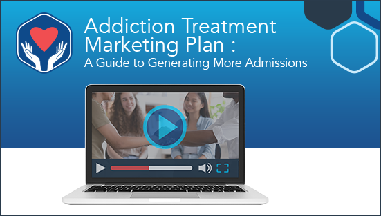 LegitScript branded graphic for webinar titled ‘Addiction Treatment Marketing Plan’.