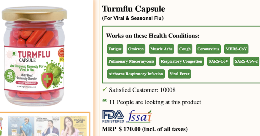 LegitScript uncovered fraudulent flu products.