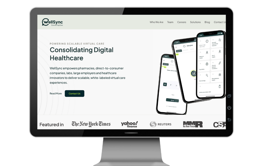 WellSync website image